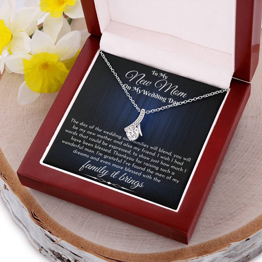 Sentimental Mother In Law Wedding Gift From Bride Mother Of The Groom Necklace Future Mother In Law Wedding Gift Gift For Mother-In-Law Alluring Beauty Necklace