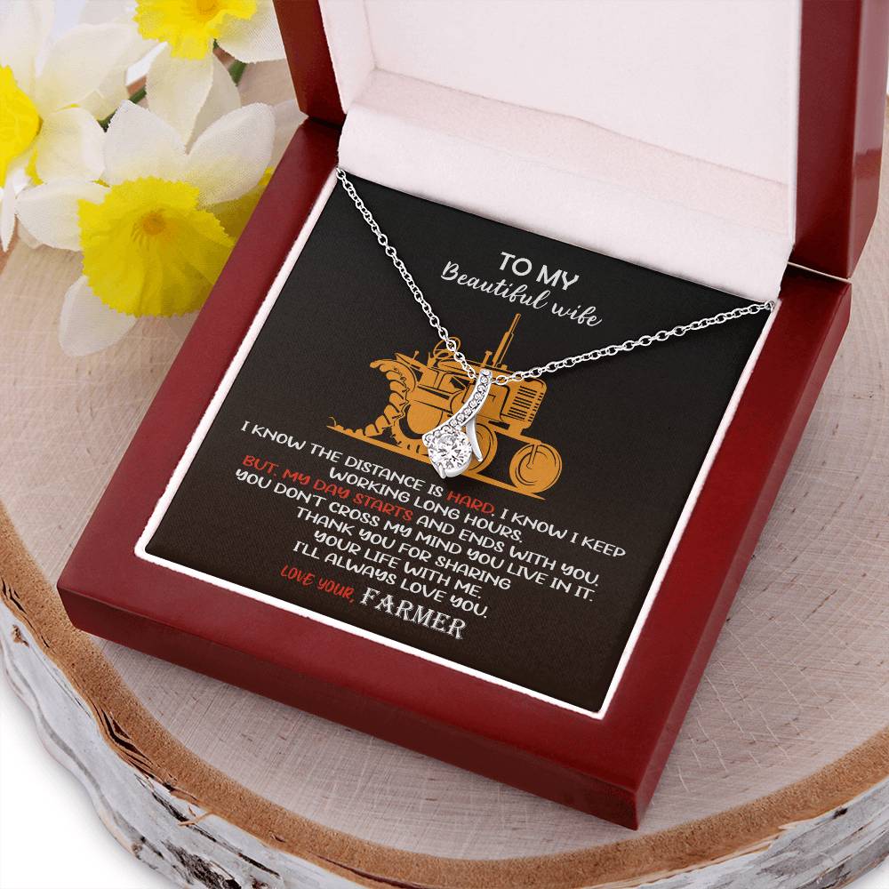 To My Beautiful Wife 1 Alluring Beauty Necklace