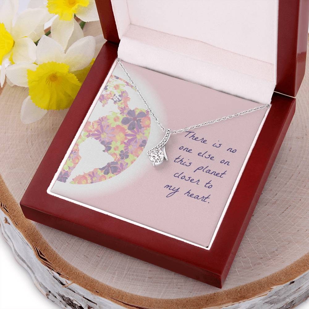 There Is No One Else On This Planet Closer To My Heart - Necklace Alluring Beauty Necklace