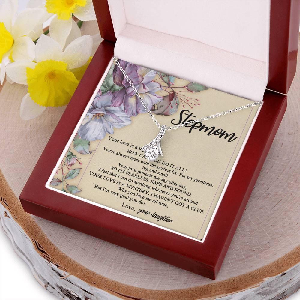 Stepmom Your Love Is A Mystery - Daughter 2 Alluring Beauty Necklace