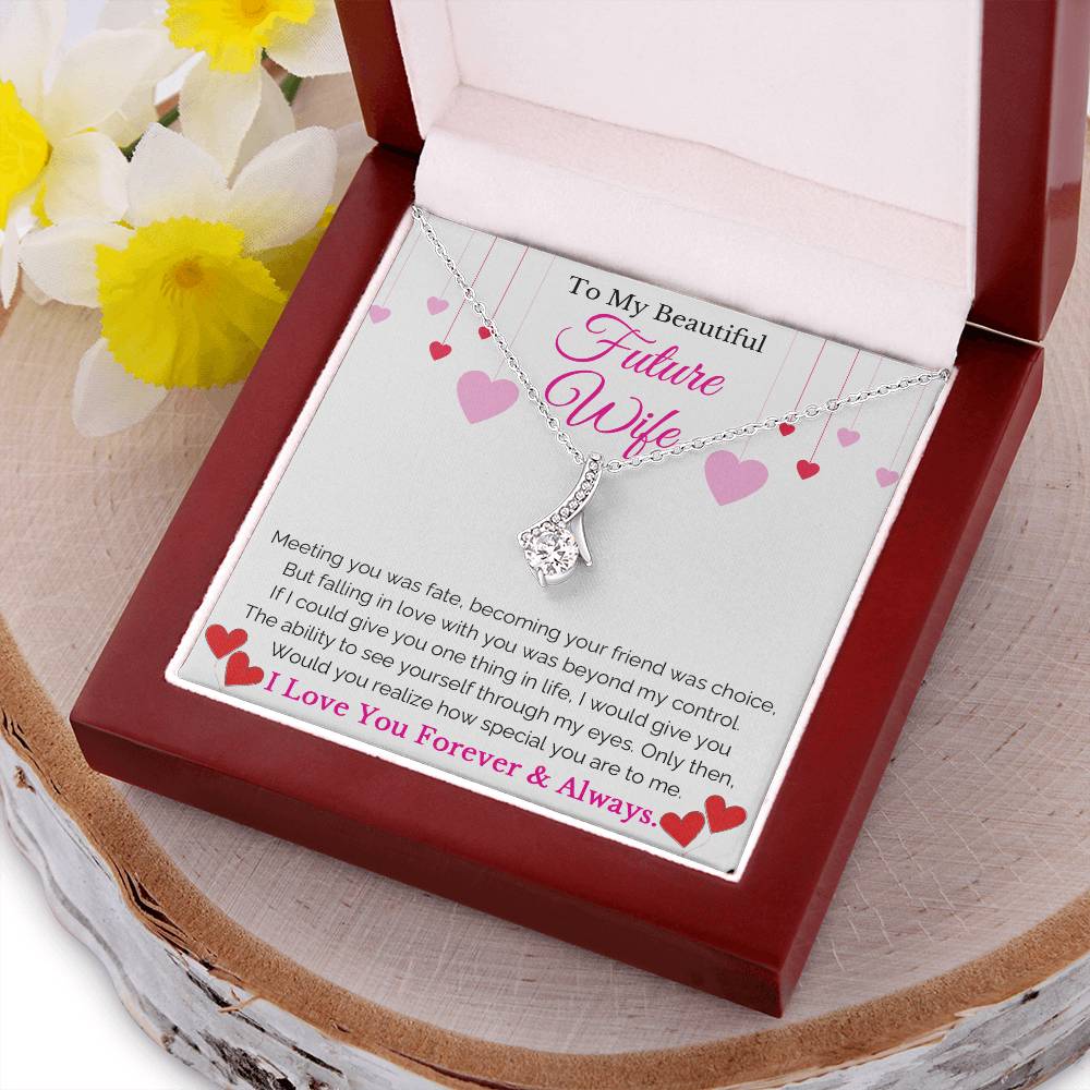 To My Beautiful Future Wife Alluring Beauty Necklace