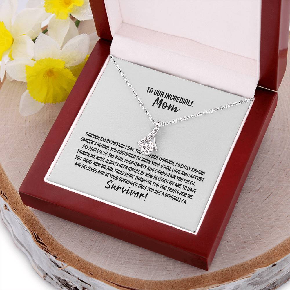 Mom Survivor Necklace From Us Alluring Beauty Necklace