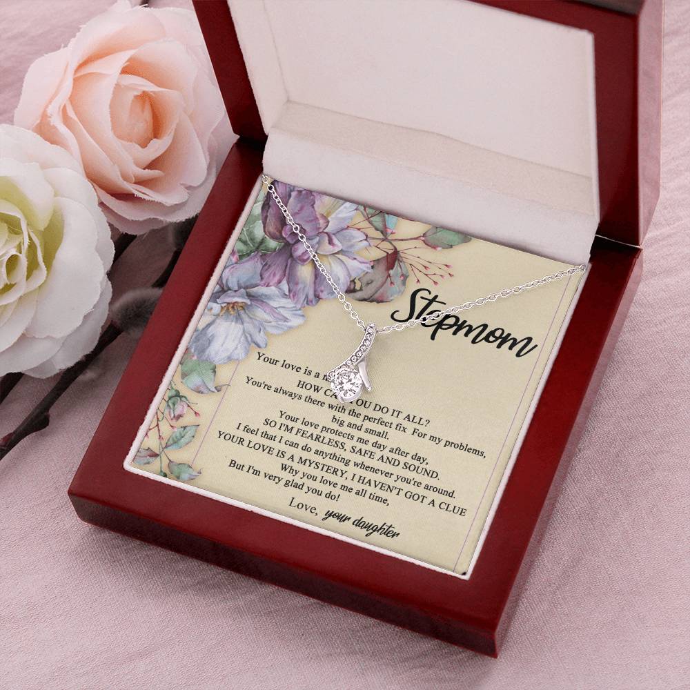 Stepmom Your Love Is A Mystery - Daughter 2 Alluring Beauty Necklace