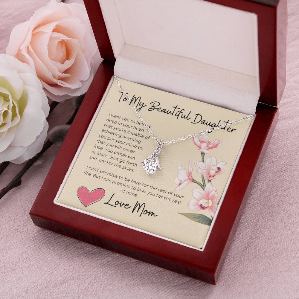 To My Beautiful Daughter 1 Alluring Beauty Necklace