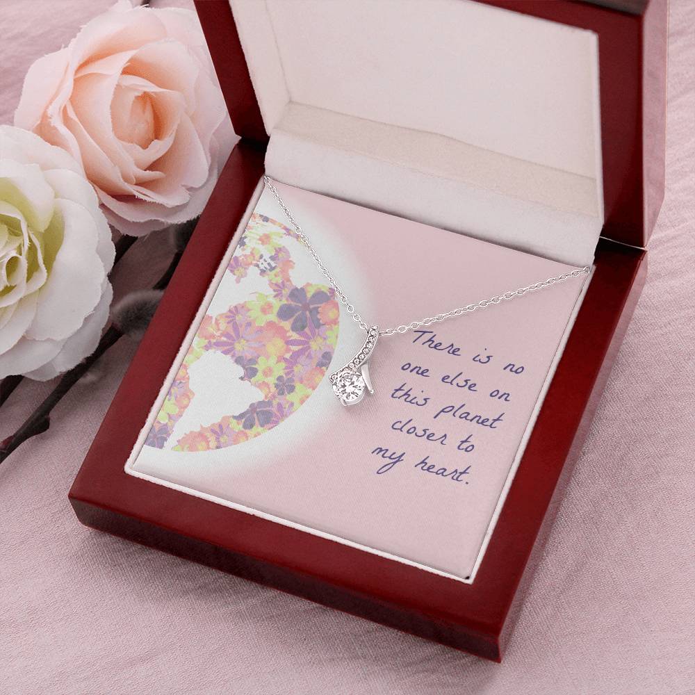 There Is No One Else On This Planet Closer To My Heart - Necklace Alluring Beauty Necklace