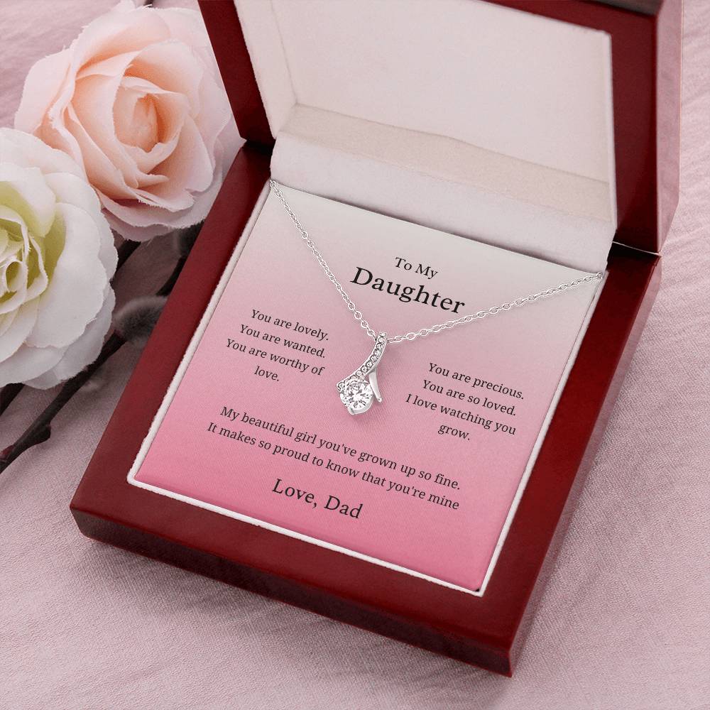 Best Seller - My Beautiful Girl - Gift For Daughter - Necklace Alluring Beauty Necklace