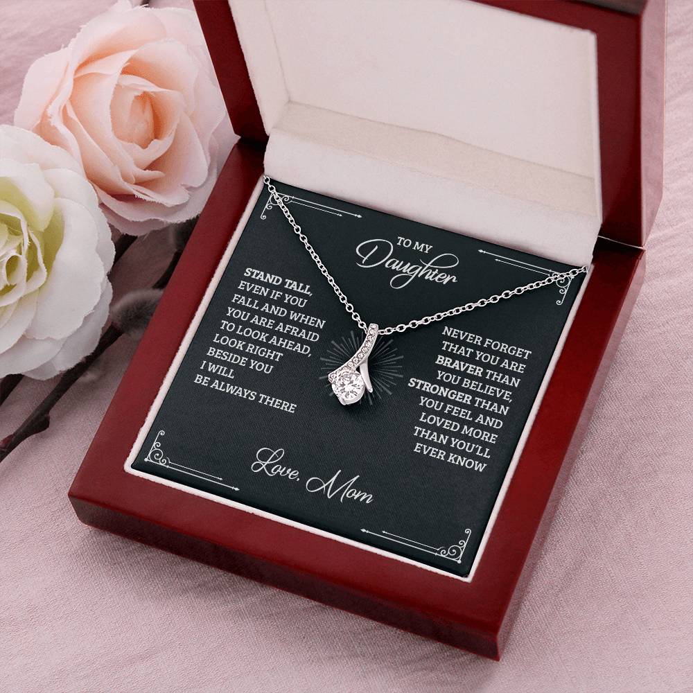 Stand Tall Even If You Fall - Gift For Daughter Alluring Necklace Alluring Beauty Necklace