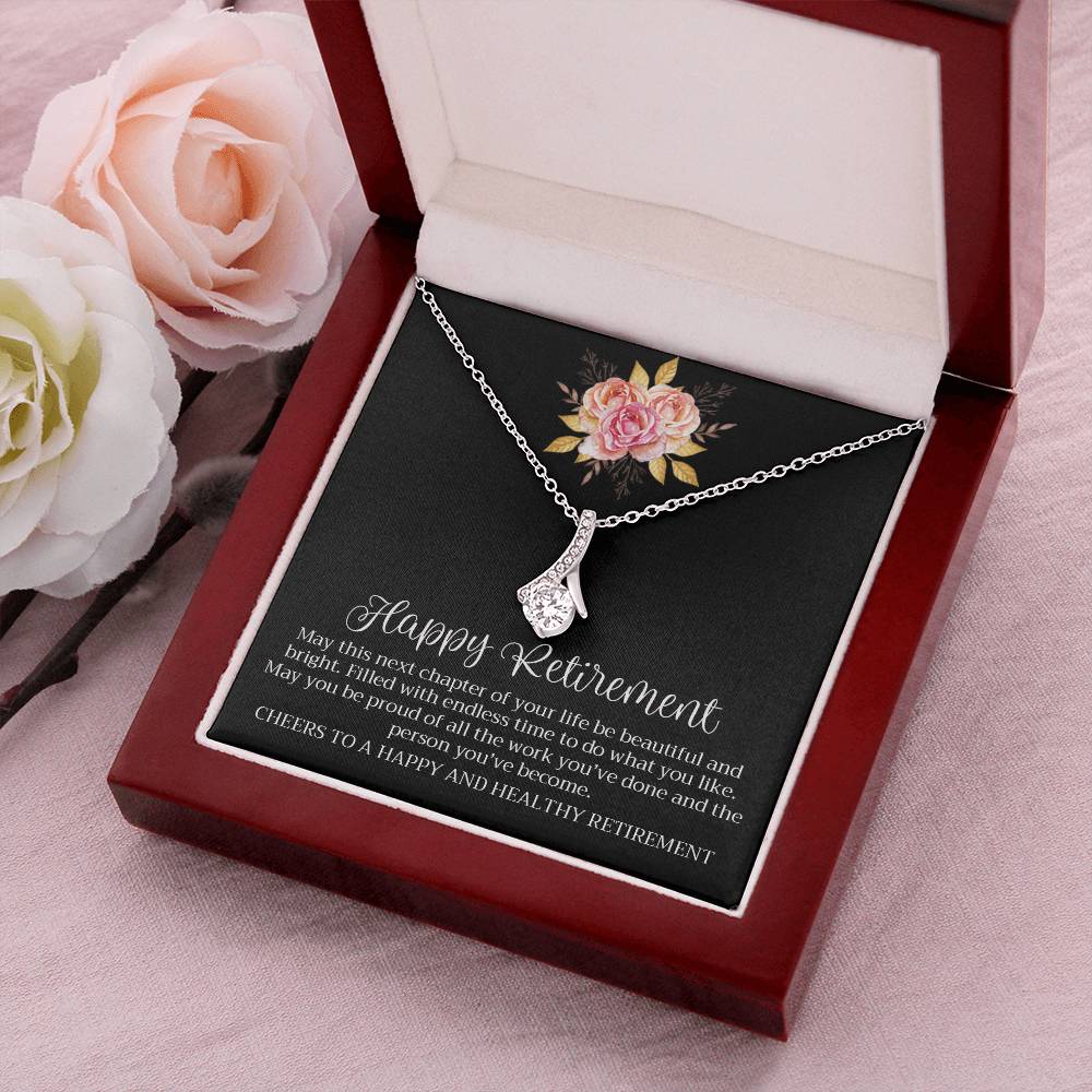 Alluring Happy Retirement Necklace Alluring Beauty Necklace