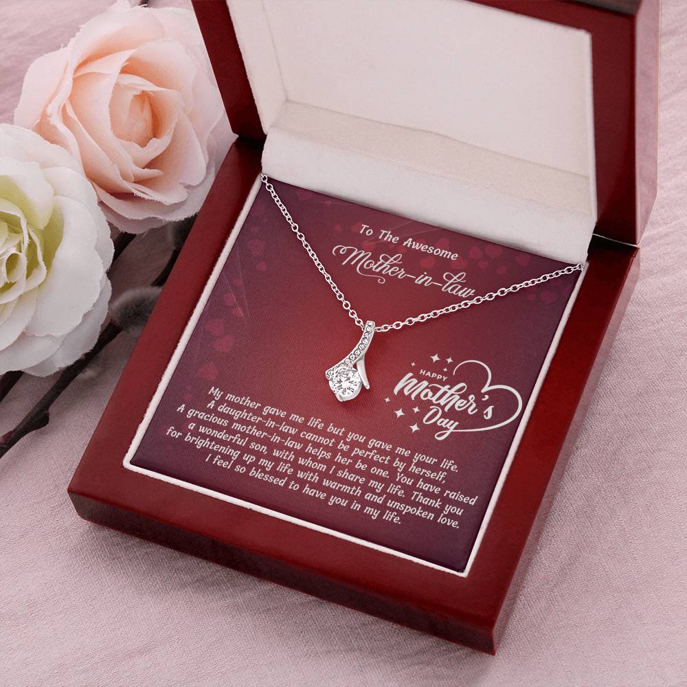 Alluring Beauty Necklace - For Mother In Law 1  Alluring Beauty Necklace