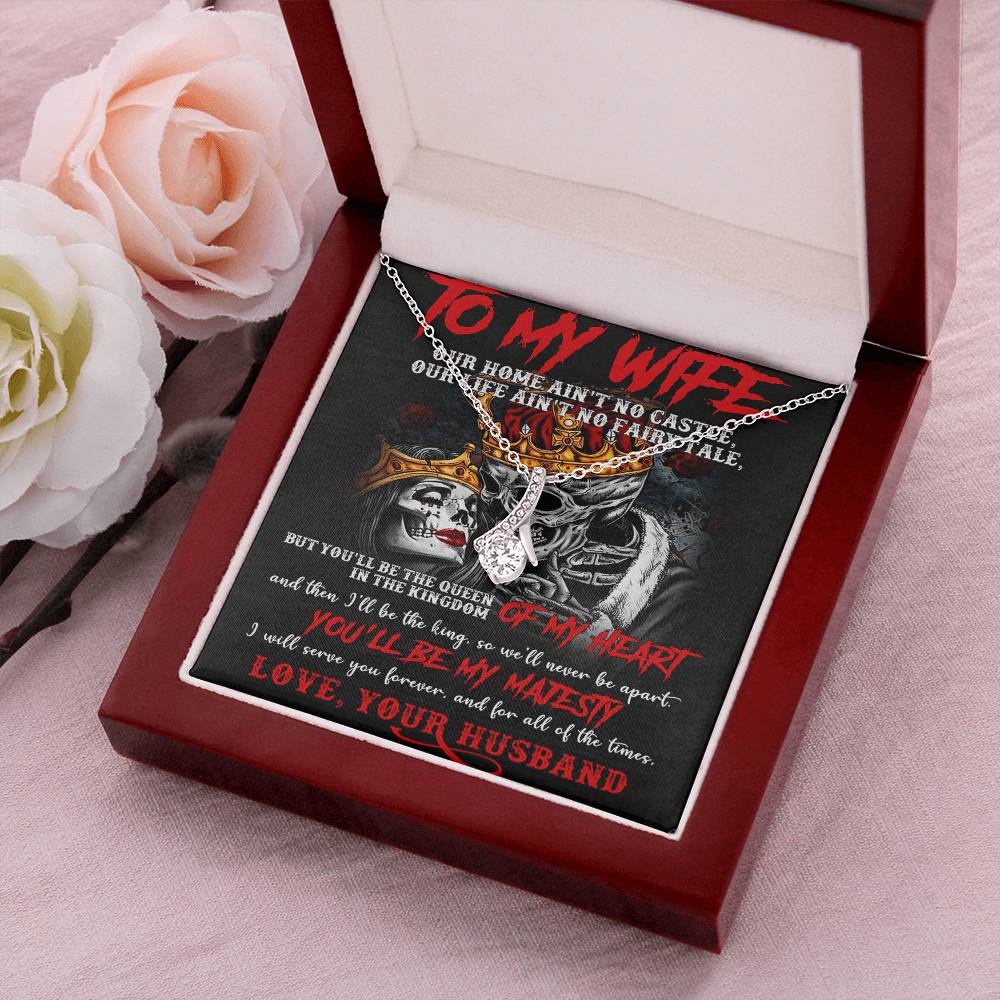 To My Wife Alluring Beauty Necklace Alluring Beauty Necklace