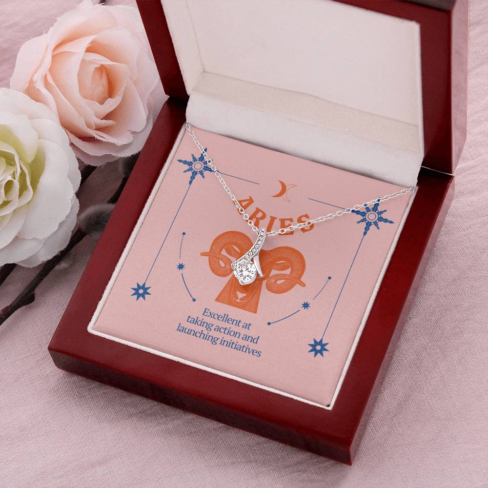 Aries Astrology Necklace Alluring Beauty Necklace