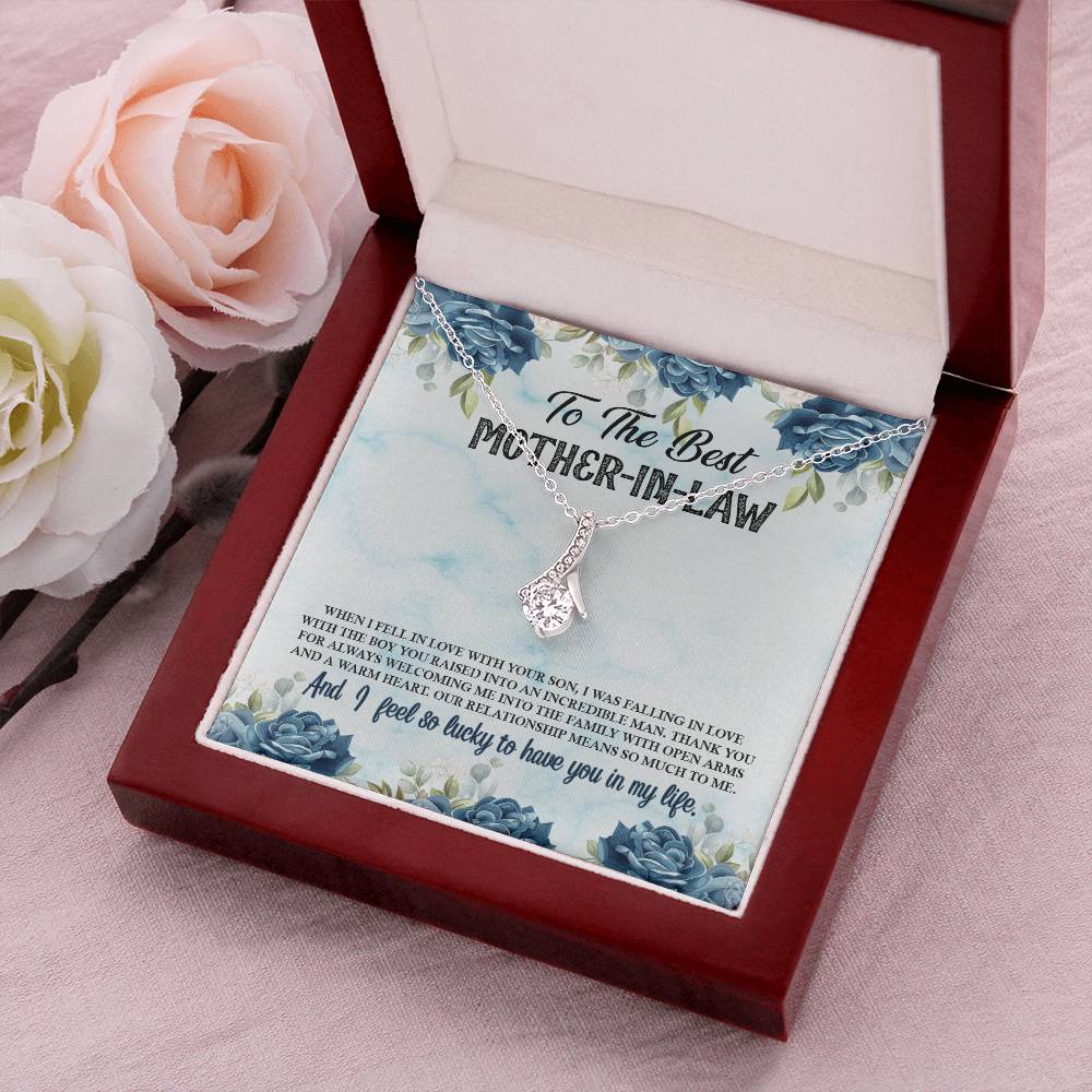 Thank You For Welcoming Me Into The Family With Open Arms And A Warm Heart... Necklace Alluring Beauty Necklace