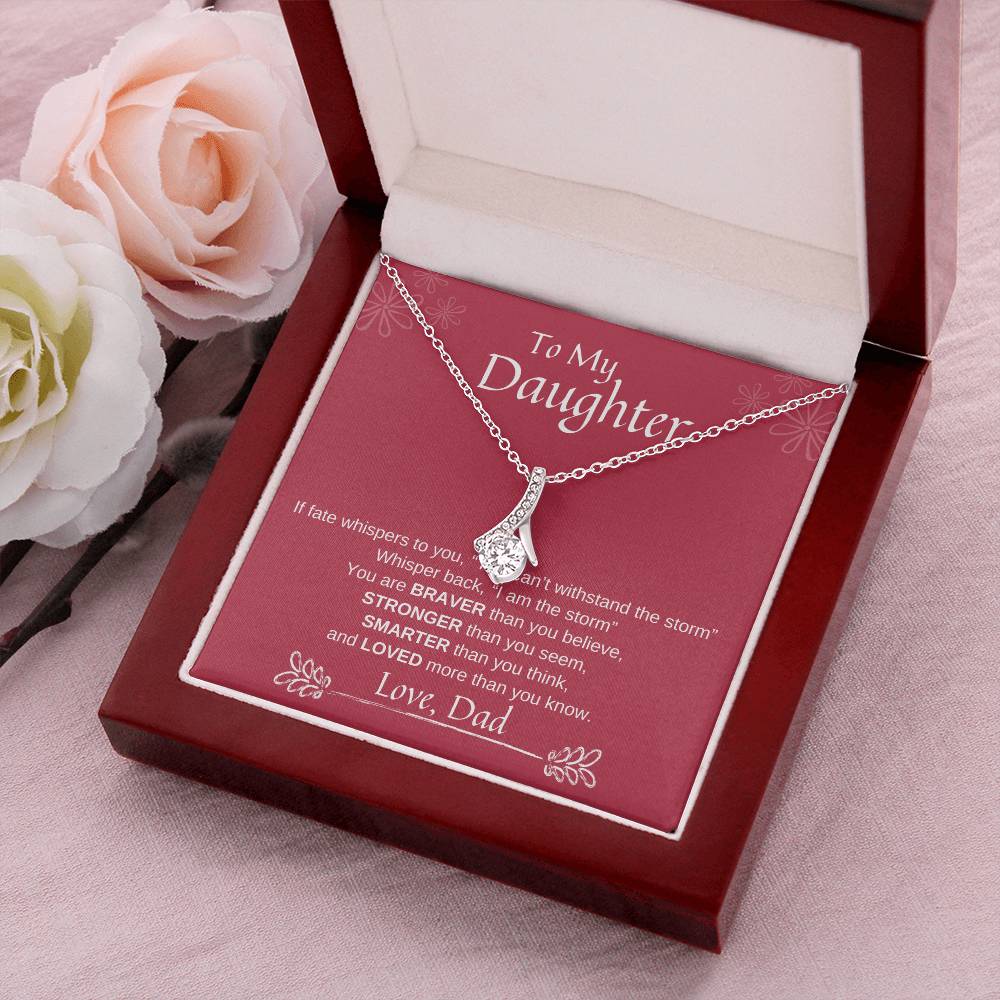 To My Daughter Alluring Beauty Necklace 2  Alluring Beauty Necklace