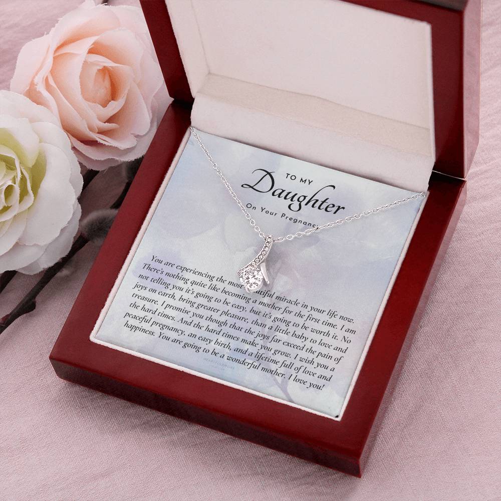 Pregnancy Gift For Daughter Baby Shower Gift Mom To Be Gift Expecting Mom Gift Pregnant Daughter Gift From Mom Alluring Beauty Necklace