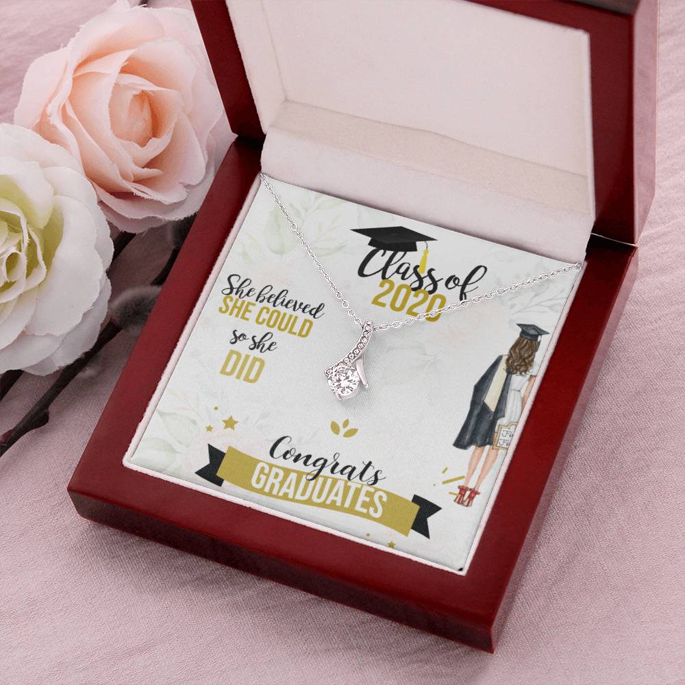 Quote Form Alluring Beauty Necklace