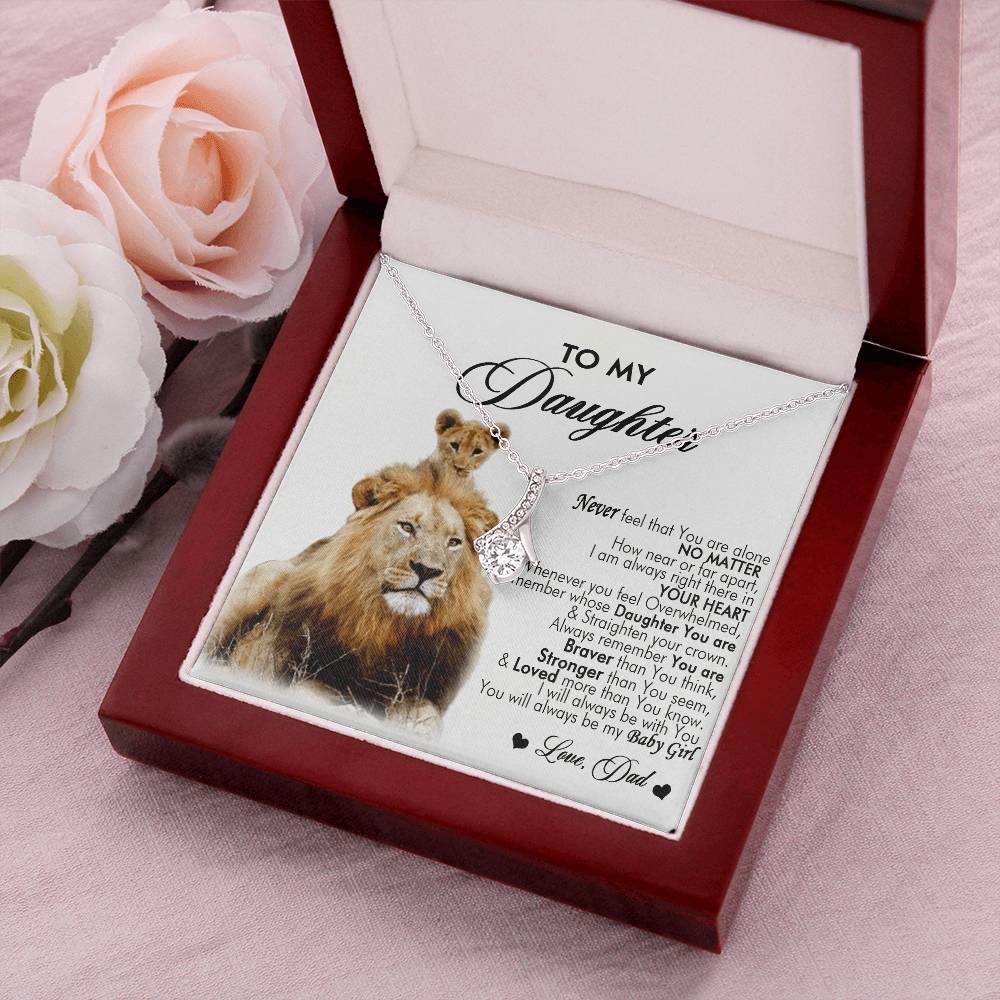 To My Daughter Alluring Beauty Necklace 1  Alluring Beauty Necklace