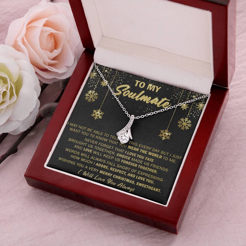 Gift For Your Soulmate Christmas - Respect - Alluring Alluring Beauty Necklace