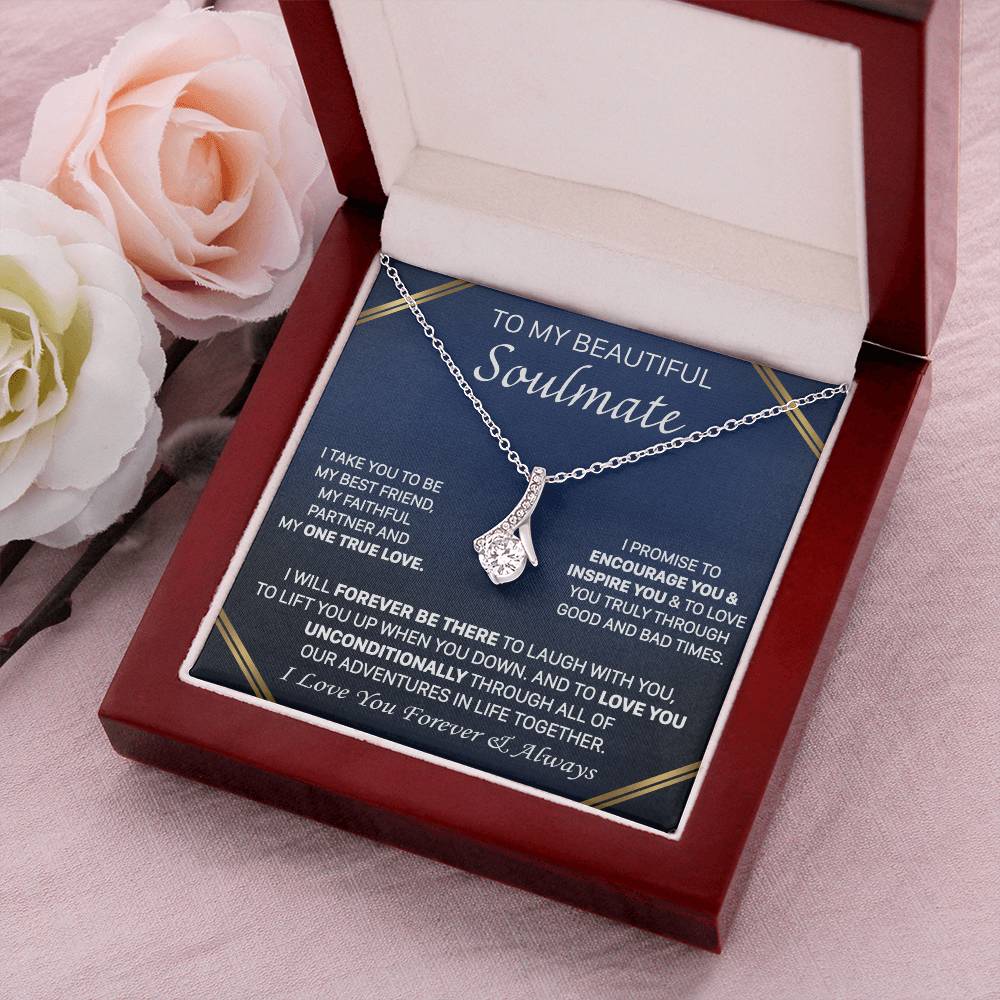 Gift For Your Soulmate - Love You Unconditionally - Alluring Alluring Beauty Necklace