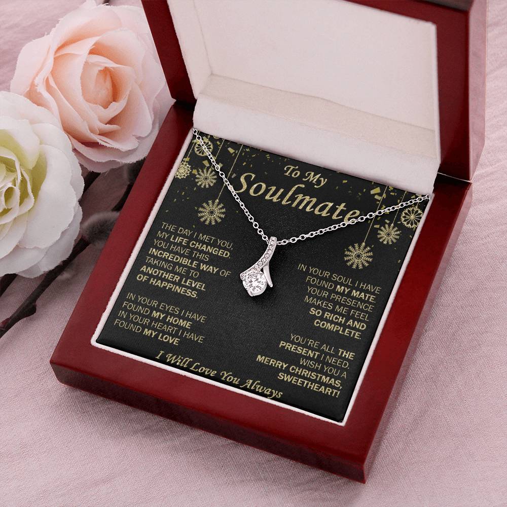 Gift For Your Soulmate Christmas - Meet You - Alluring Alluring Beauty Necklace