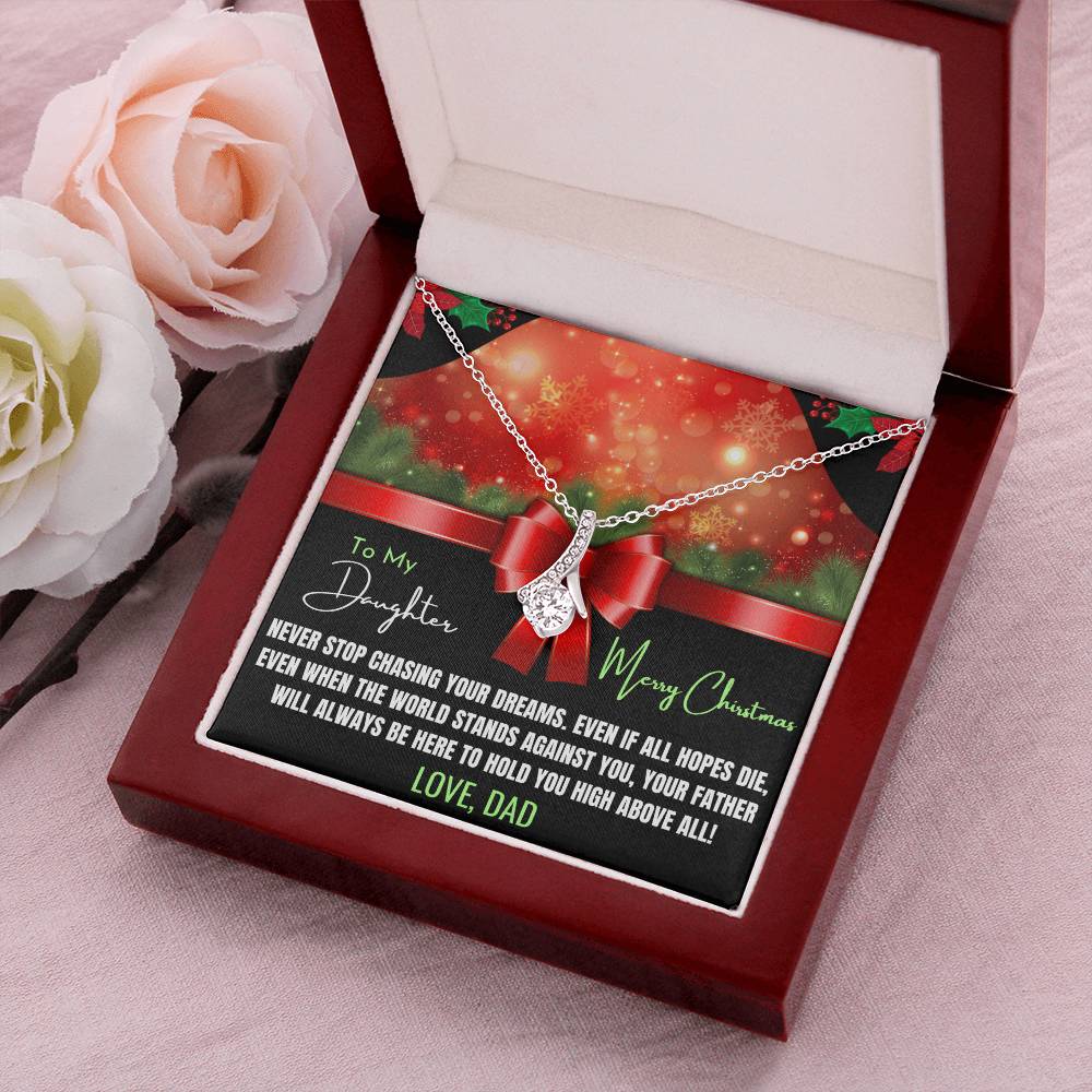 State Of The Art Christmas Necklace For From Dad To Daughter Alluring Beauty Necklace