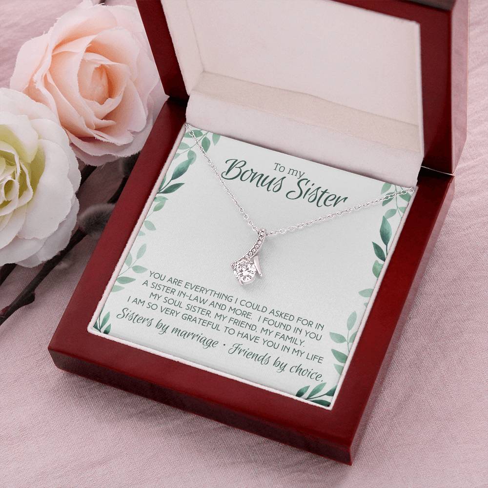Sister-In-Law Gift From Bride Alluring Pendant Alluring Beauty Necklace